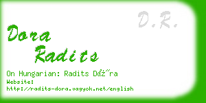 dora radits business card